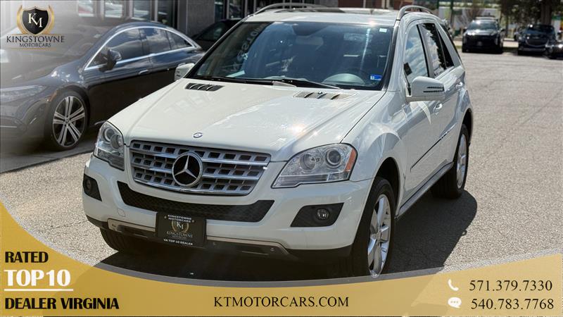 Arctic White 2011 Mercedes-Benz M-Class ML 350 4MATIC SUV / Crossover All-Wheel Drive Automatic