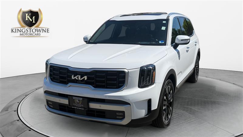 Glacial White Pearl 2024 Kia Telluride SX-Prestige AWD SUV / Crossover All-Wheel Drive Automatic