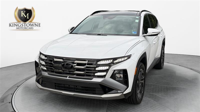 Creamy White Pearl 2025 Hyundai Tucson Hybrid SUV / Crossover All-Wheel Drive Automatic