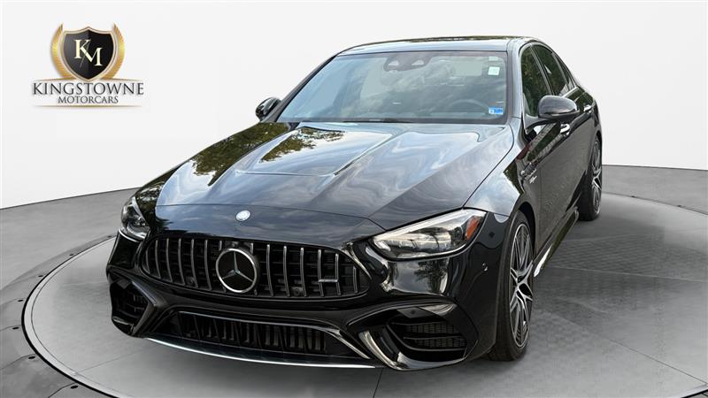 Black 2024 Mercedes-Benz C-Class Sedan All-Wheel Drive Automatic