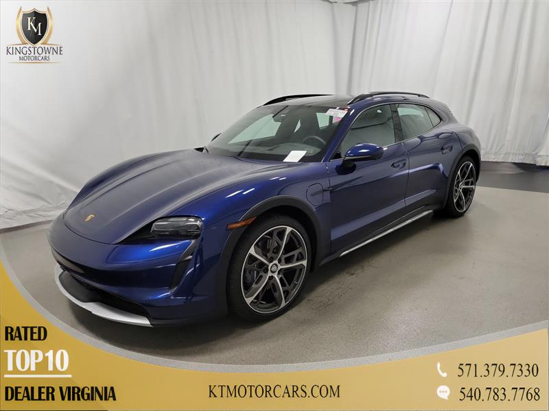 Gentian Blue Metallic 2022 Porsche Taycan 4 Cross Turismo Wagon AWD Wagon All-Wheel Drive Automatic