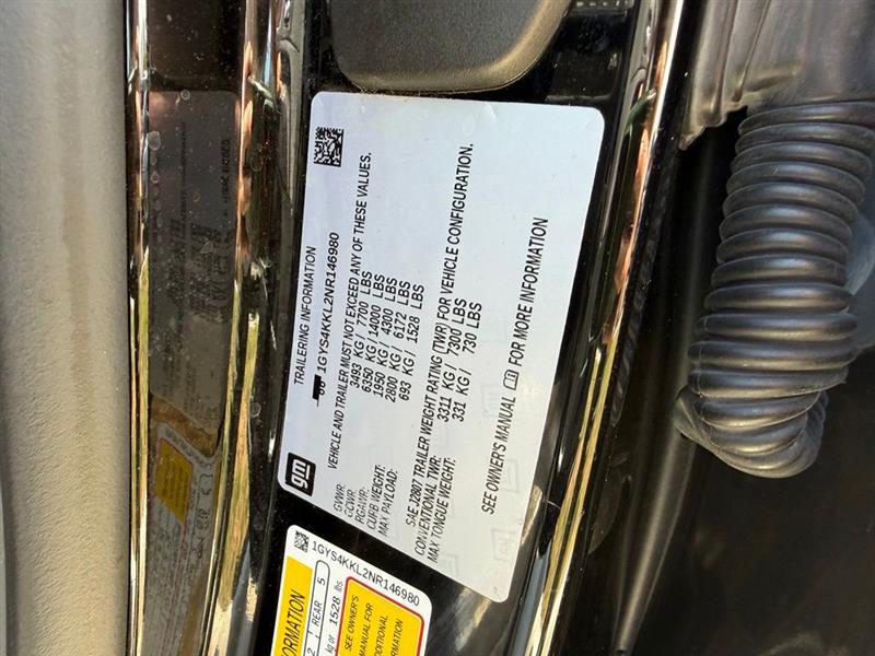 2022 CADILLAC ESCALADE ESV PREMIUM LUXURY