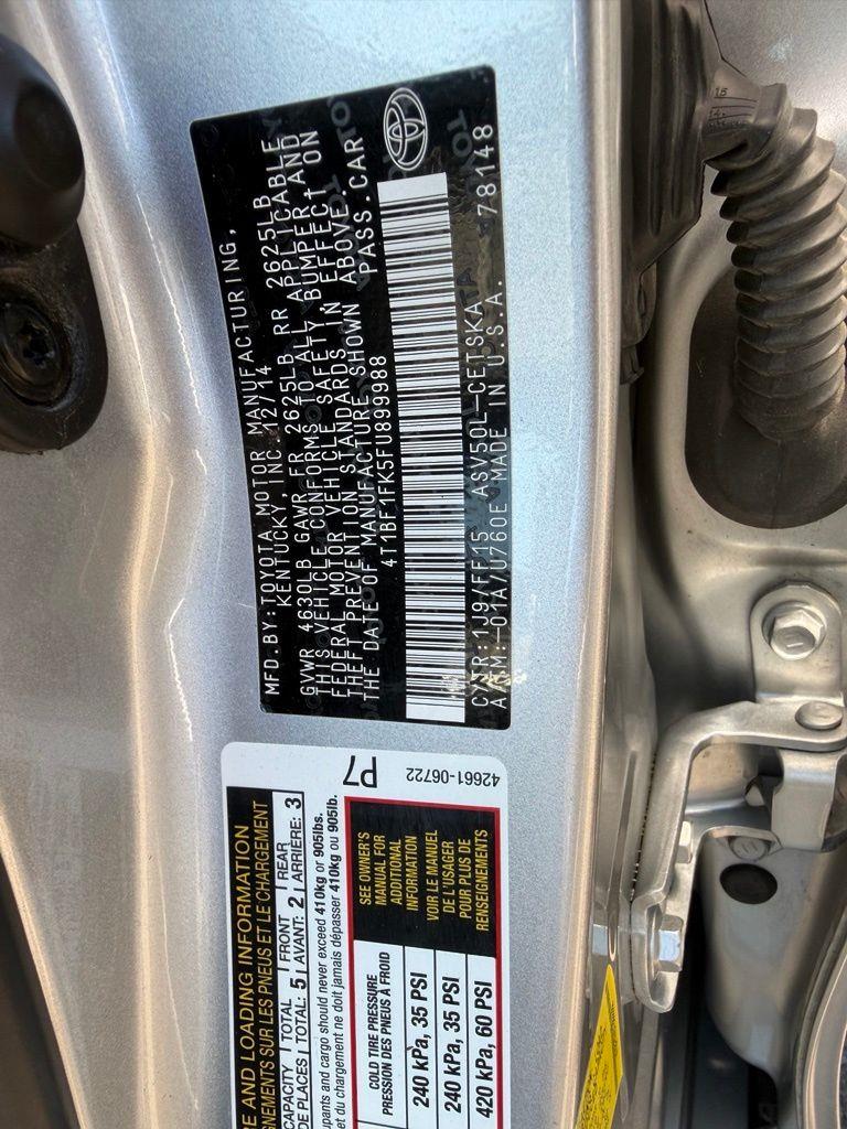 2015 TOYOTA CAMRY SE