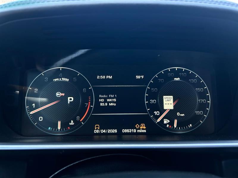 2016 LAND ROVER RANGE ROVER SPORT V8 SVR