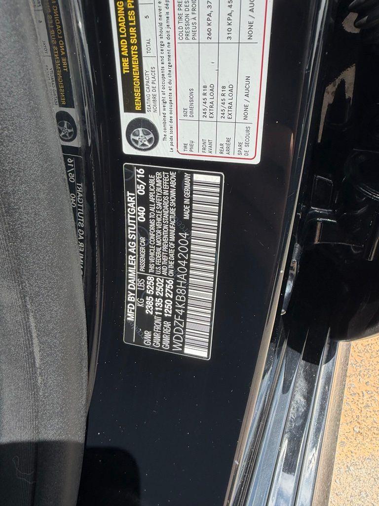 2017 MERCEDES-BENZ E300 4MATIC AMG SPORT PKG