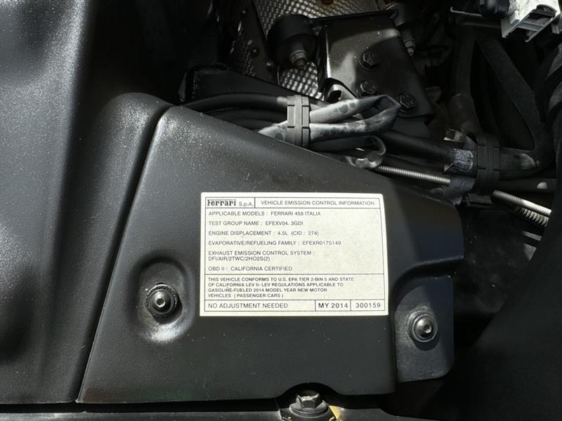 2014 FERRARI 458 SPIDER 
