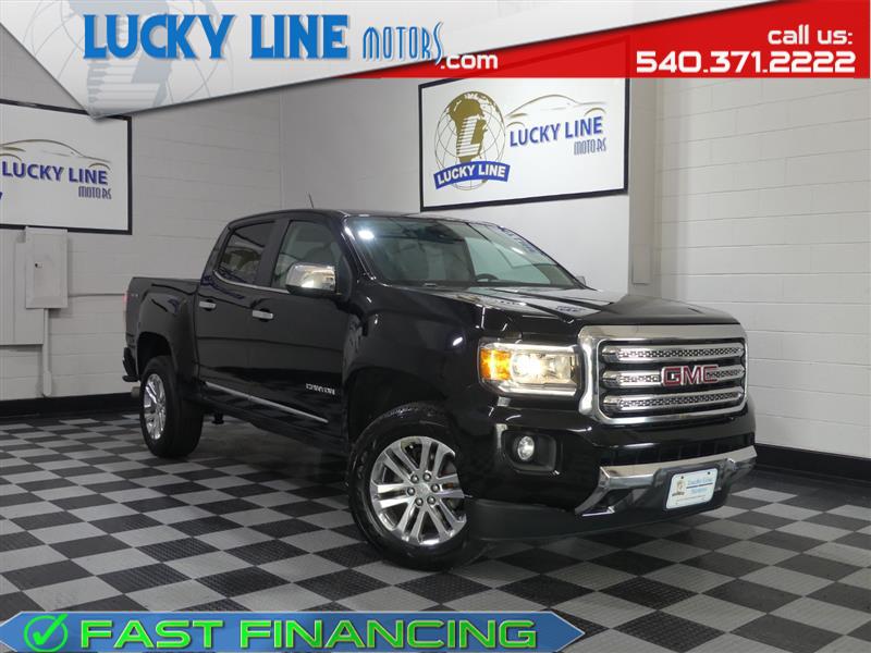 Black 2016 GMC Canyon Pickup Truck Four-Wheel Drive Automatic