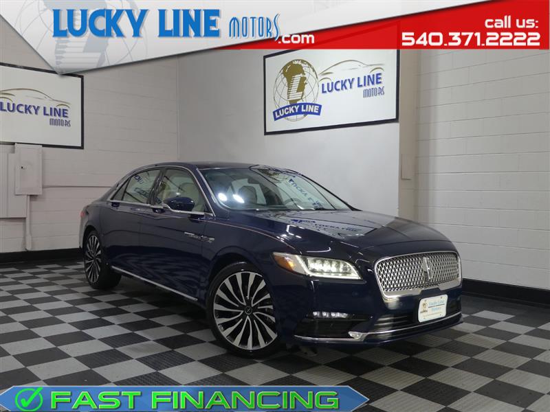 2017 LINCOLN CONTINENTAL Black Label w/TECH -- CLIMATE PKG 