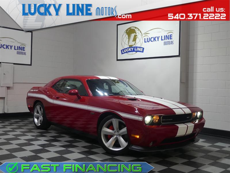 Red 2011 Dodge Challenger SRT8 392 RWD Coupe Rear-Wheel Drive Automatic