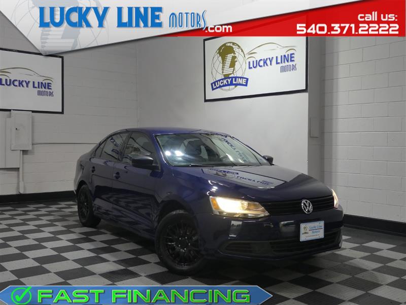 Blue 2014 Volkswagen Jetta Sedan Front-Wheel Drive Automatic