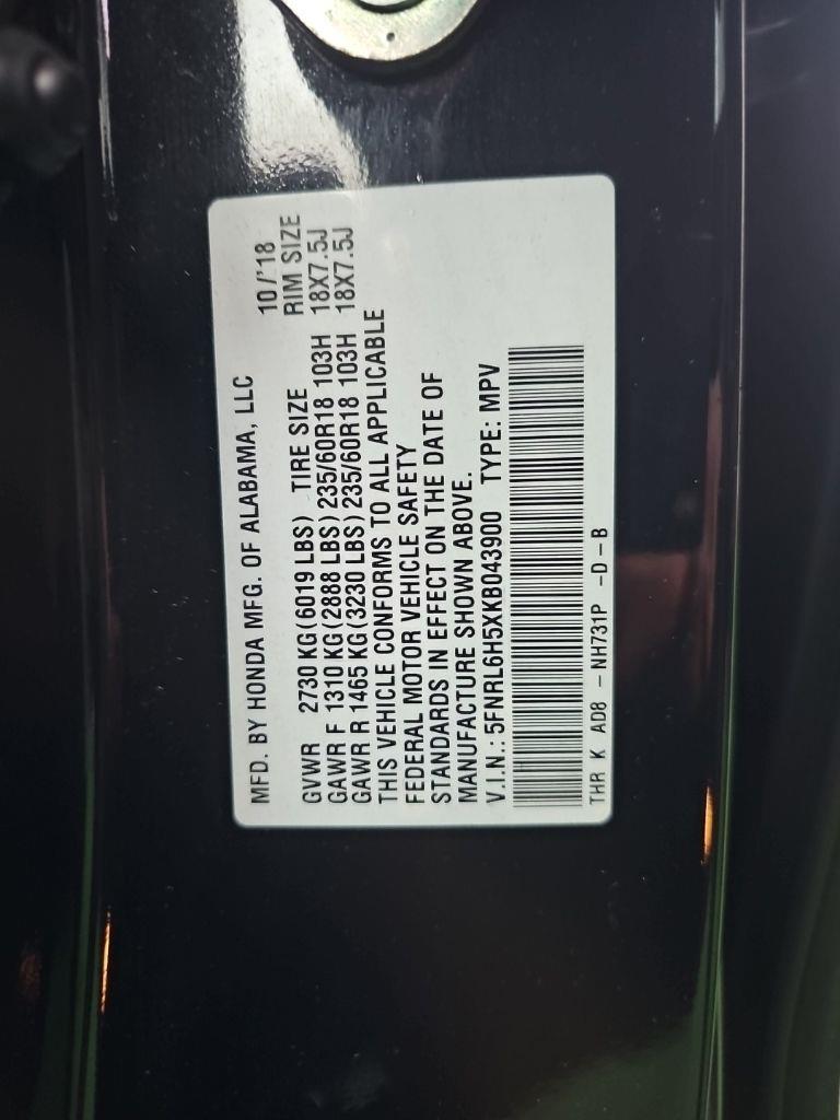 2019 Honda Odyssey EX - Photo 61