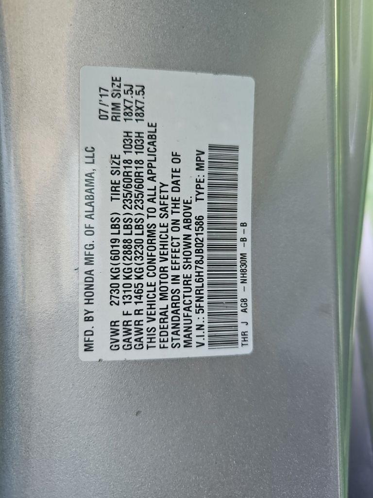 2018 Honda Odyssey EX-L - Photo 63