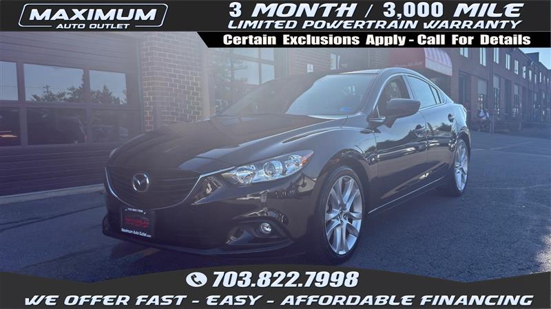 Black 2016 Mazda MAZDA6 Sedan Automatic