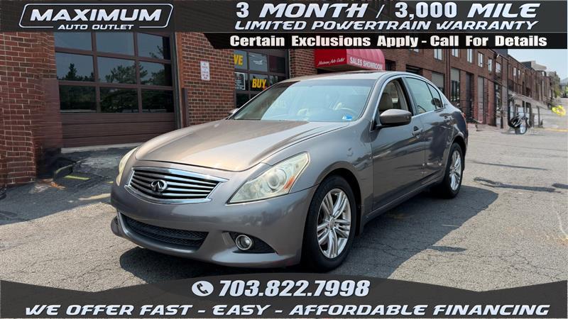 Gray 2011 INFINITI G37 Coupe Automatic