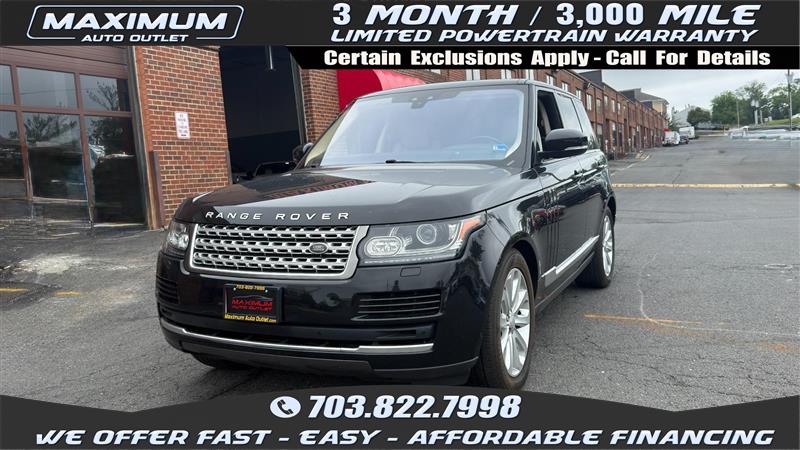 Black 2017 Land Rover Range Rover Td6 HSE 4WD SUV / Crossover All-Wheel Drive Automatic