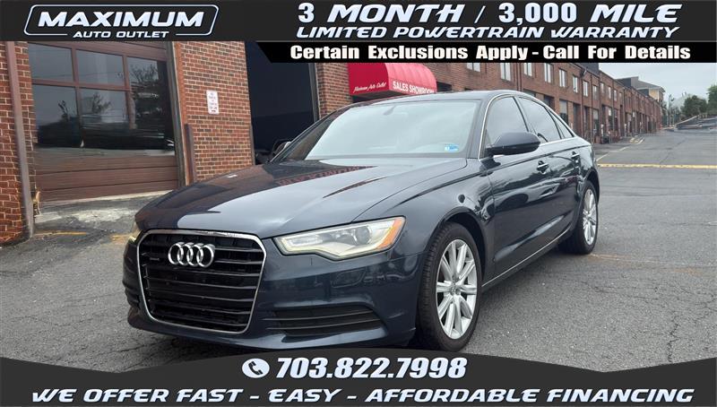 Blue 2015 Audi A6 2.0T quattro Premium Plus Sedan AWD Sedan All-Wheel Drive Automatic