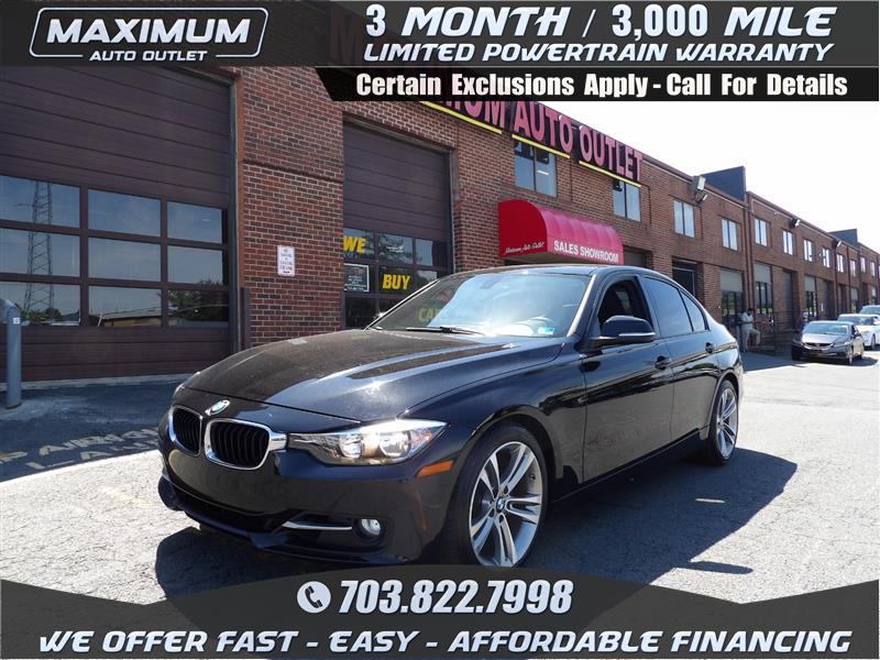 Black 2013 BMW 3 Series 328i Sedan RWD Sedan Rear-Wheel Drive 6-Speed Manual