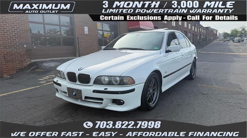 White 2003 BMW 5 Series 540i Sedan RWD Sedan Rear-Wheel Drive Automatic