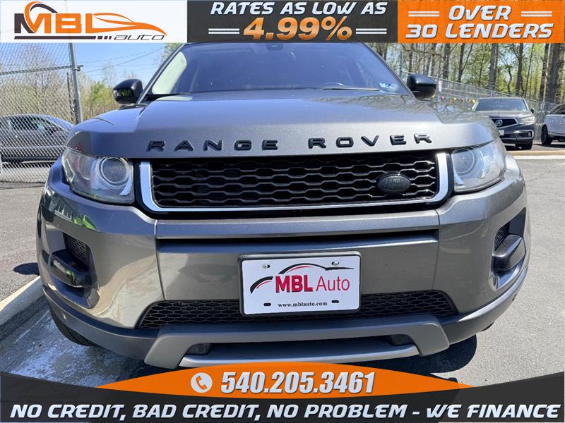 Gray 2015 Land Rover Range Rover Evoque Pure Hatchback SUV / Crossover All-Wheel Drive Automatic