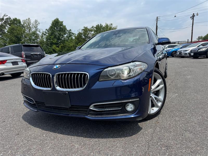 Blue 2016 BMW 5 Series Sedan All-Wheel Drive Automatic