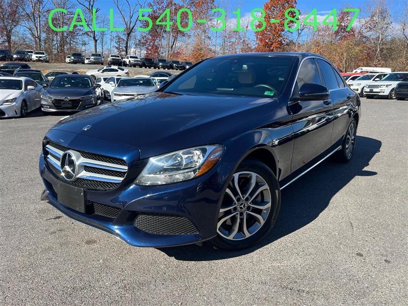 Blue 2018 Mercedes-Benz C-Class C 300 Sedan 4MATIC Sedan All-Wheel Drive Automatic