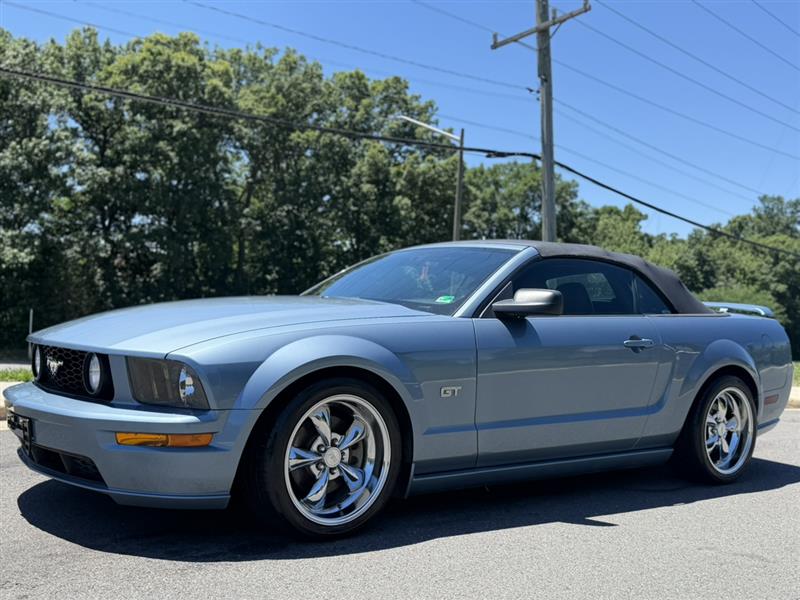 Blue 2005 Ford Mustang Convertible