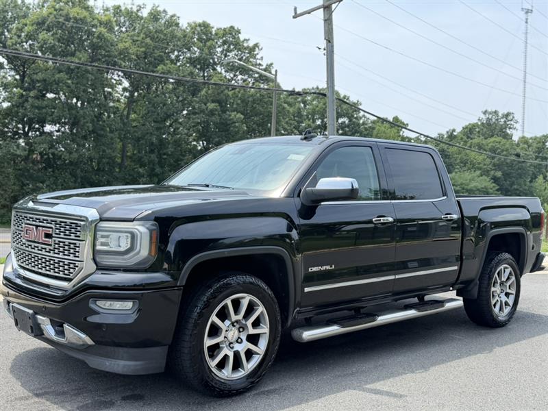 Black 2016 GMC Sierra 1500 Pickup Truck Four-Wheel Drive Automatic