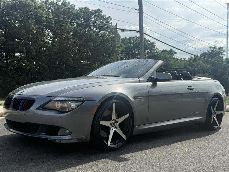 Space Gray Metallic 2008 BMW 6 Series Convertible Rear-Wheel Drive