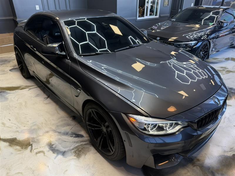 Gray 2015 BMW M4 Convertible RWD Convertible Rear-Wheel Drive 6-Speed Manual