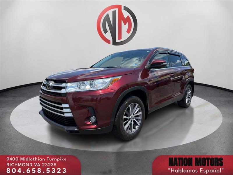 2019 TOYOTA HIGHLANDER XLE AWD