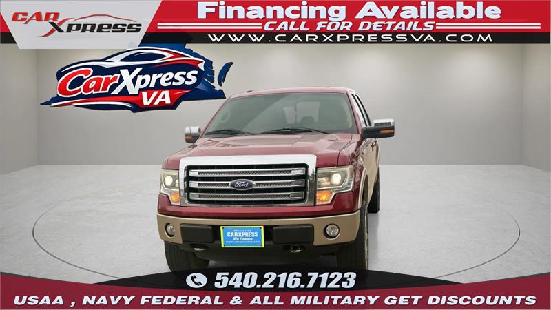 2013 FORD F-150 LARIAT CREW CAB 4WD