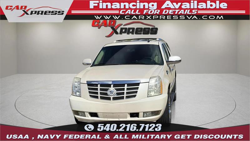 White Diamond Tricoat 2009 Cadillac Escalade 4WD SUV / Crossover All-Wheel Drive Automatic
