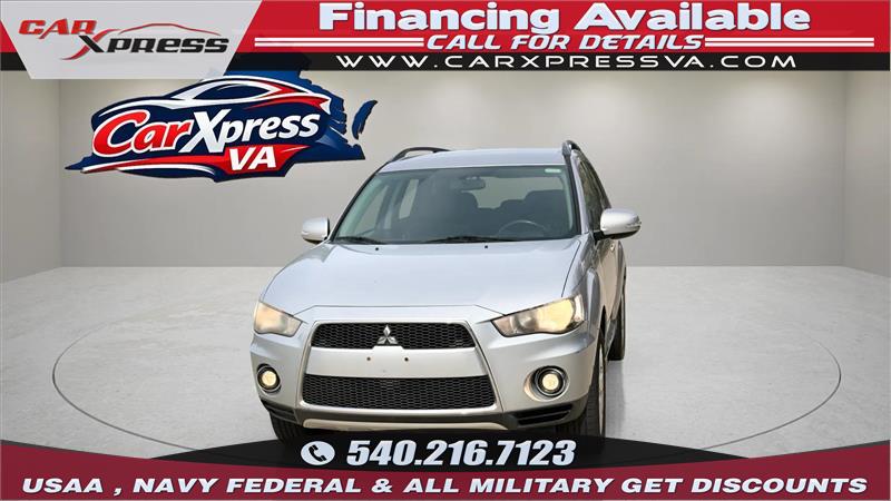 Cool Silver Metallic 2010 Mitsubishi Outlander SUV / Crossover Front-Wheel Drive Automatic