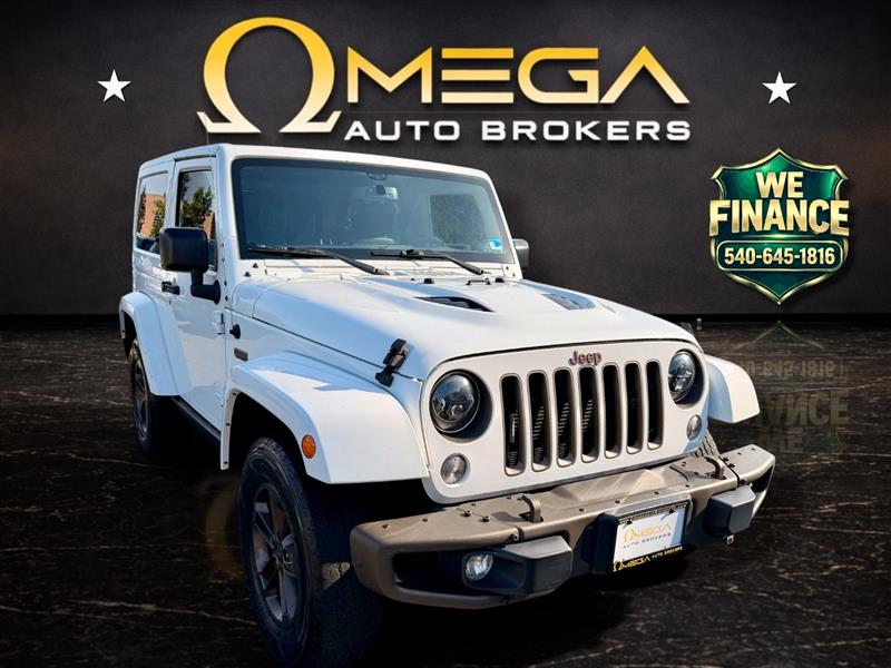 Bright White Clearcoat 2016 Jeep Wrangler SUV / Crossover Four-Wheel Drive Automatic