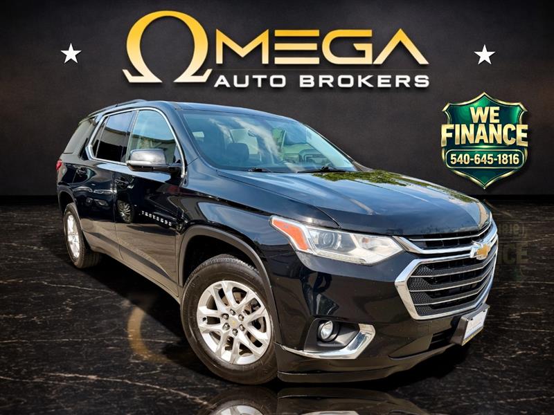 Mosaic Black Metallic 2019 Chevrolet Traverse LT Cloth AWD SUV / Crossover Four-Wheel Drive Automatic