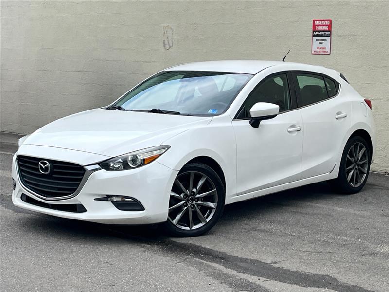 White 2018 Mazda MAZDA3 Hatchback Front-Wheel Drive Automatic