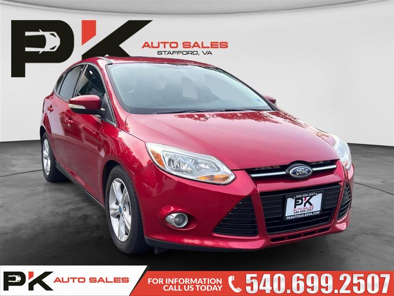 Red 2012 Ford Focus Hatchback Front-Wheel Drive 