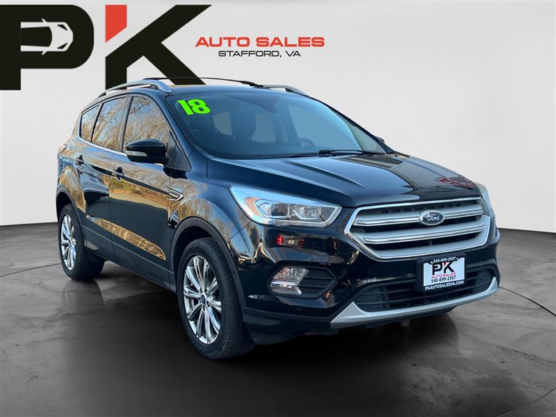 Black 2018 Ford Escape SUV / Crossover Front-Wheel Drive Automatic
