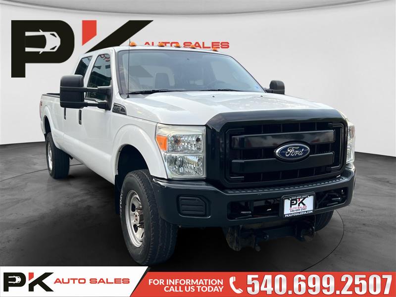 White 2016 Ford F-350 Super Duty Pickup Truck Four-Wheel Drive Automatic