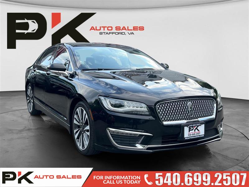 Black 2019 Lincoln MKZ Reserve II FWD Sedan Front-Wheel Drive Automatic