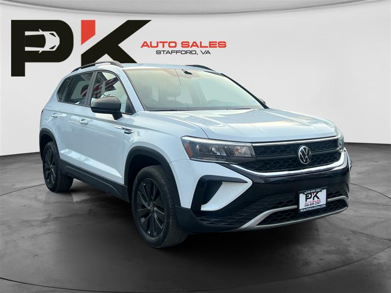 White 2022 Volkswagen Taos S FWD SUV / Crossover Front-Wheel Drive Automatic