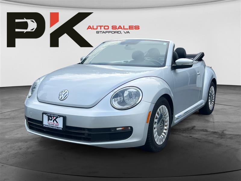 Silver 2015 Volkswagen Beetle Convertible Front-Wheel Drive Automatic