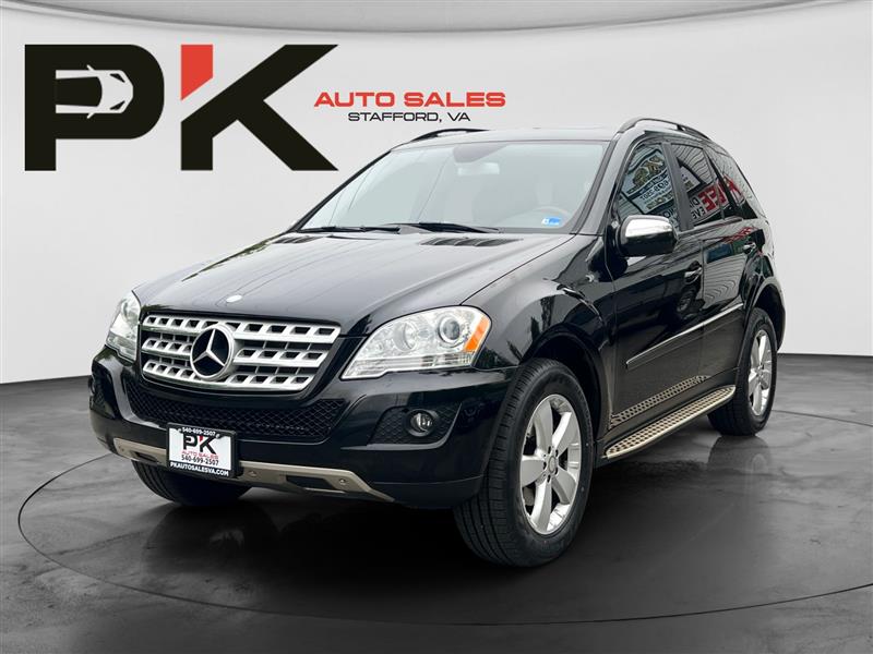 Black 2009 Mercedes-Benz M-Class ML 350 4MATIC SUV / Crossover All-Wheel Drive Automatic
