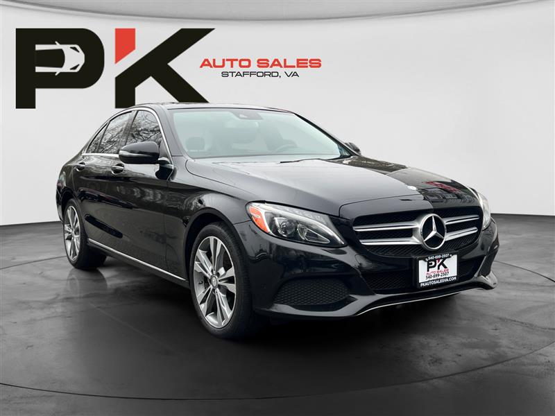 Black 2017 Mercedes-Benz C-Class C 300 4MATIC Sedan All-Wheel Drive Automatic