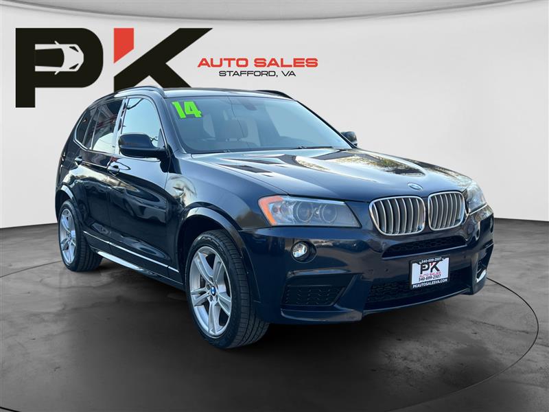 Blue 2014 BMW X3 xDrive35i AWD SUV / Crossover All-Wheel Drive Automatic