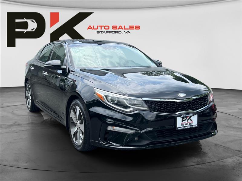 Black 2019 Kia Optima Sedan Front-Wheel Drive Automatic