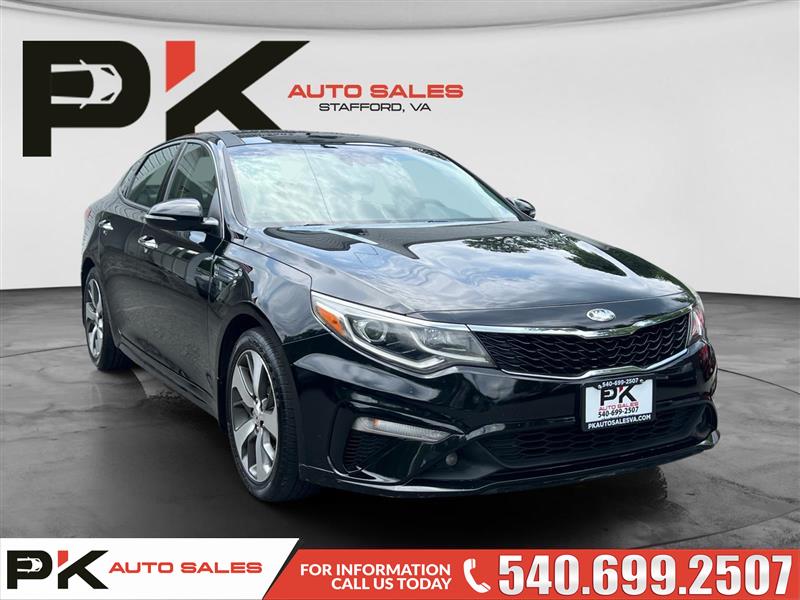 Black 2019 Kia Optima Sedan Front-Wheel Drive Automatic