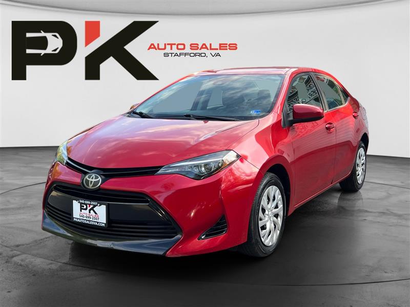 Red 2019 Toyota Corolla Sedan Front-Wheel Drive Automatic