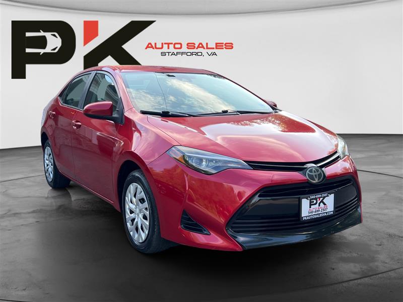 Red 2019 Toyota Corolla Sedan Front-Wheel Drive Automatic
