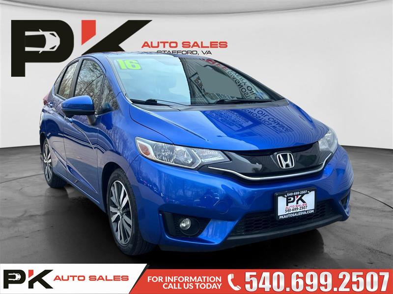 Blue 2016 Honda Fit EX Hatchback Front-Wheel Drive Automatic